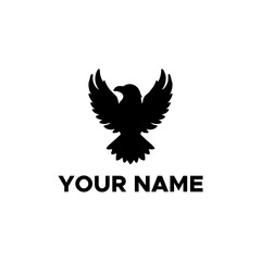 Obraz premium black eagle vector