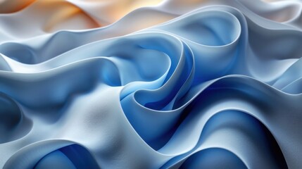 Obraz premium 3D abstract multicolored background in the form of waves.