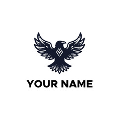 Fototapeta premium black eagle vector