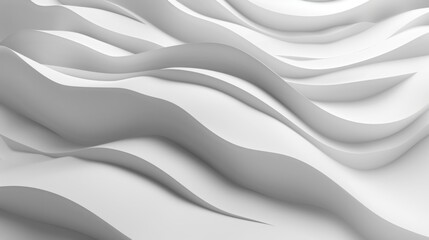 Obraz premium 3D abstract multicolored background in the form of waves.