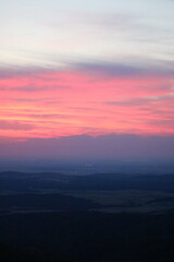 Fototapeta premium sunset in the mountains