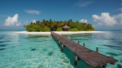 Fototapeta premium tropical resort beach