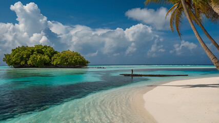 Fototapeta premium tropical resort beach