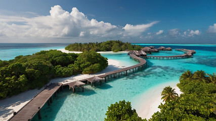 Fototapeta premium tropical resort beach