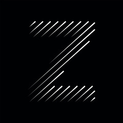 Bisty Logo combine with letter Z vector template