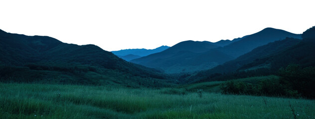 Fototapeta premium PNG Night mountain scenery photo outdoors nature sky.