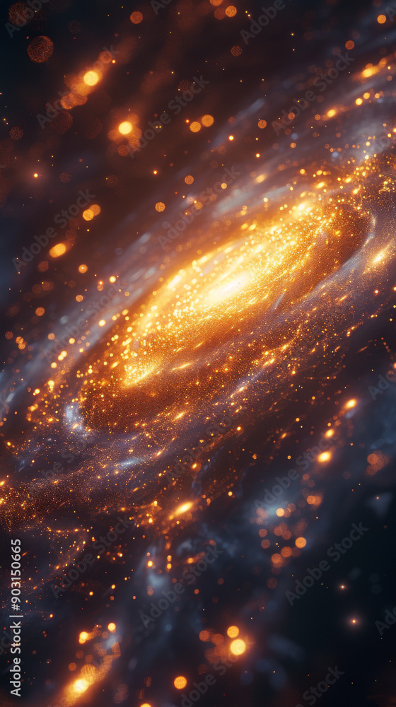 Canvas Prints galaxy core in space