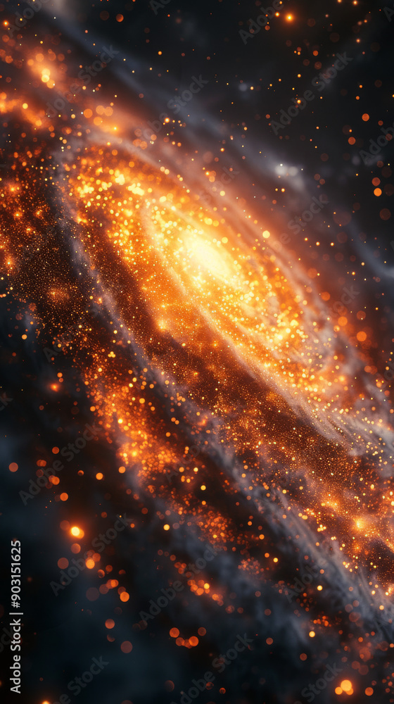 Canvas Prints galaxy core in space