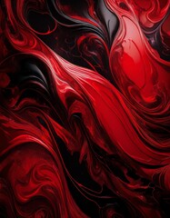 abstract marble texture in red and black color 8