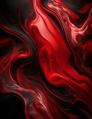 abstract marble texture in red and black color 5