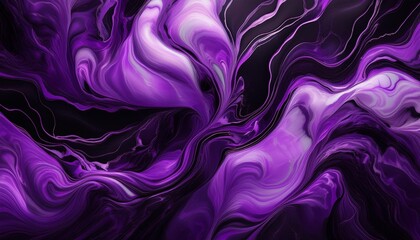 Obraz premium abstract marble texture in purple and black 2