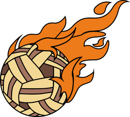 The Sepak Takraw Ball Caught Fire