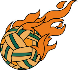 The Sepak Takraw Ball Caught Fire