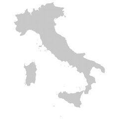 Italy map with dotted pattern vector illustration