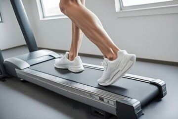 legs of person in gym