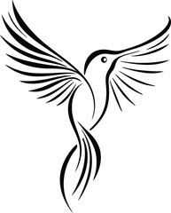 bird, vector, eagle, silhouette, flying, animal,  Adobe Illustrator Artwork