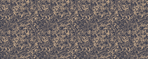 Vector seamless grunge pattern. Abstract scribble, hand drawn doodles imitating pen written text. For background, postcard, poster, print, greeting card.