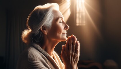 woman praying