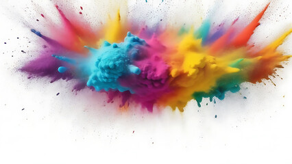 Fototapeta premium colorful watercolor splashes