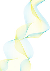 An intriguing abstract composition captures the essence of movement with its graphical waves. Fluid lines flow and interweave, creating a dance of form and color.