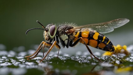 Delicate butterfly flaunting stunning wing patterns
