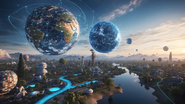 Metaverse Virtual World Uncover the intricacies of the metaverse as a vast virtual world offering endless possibilities for exploration interaction and creativity