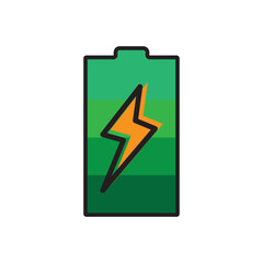 battery icon vector illustration design template