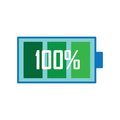 battery icon vector illustration design template