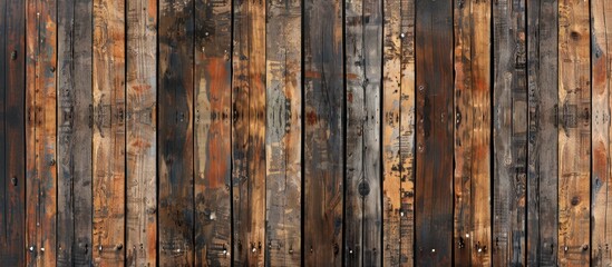 Fototapeta premium wall panel made of boards