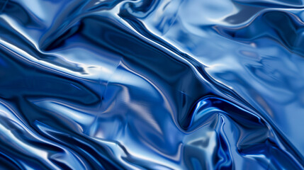 Obraz premium blue satin background