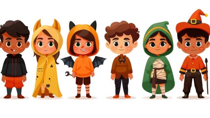 Cute Kids in Halloween Costumes