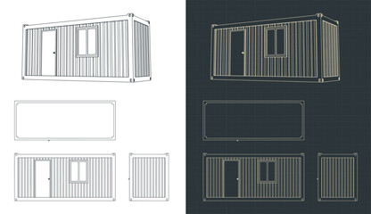 Container house technical drawings