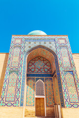 The ensemble of mausoleums Shahi-Zinda. Details.