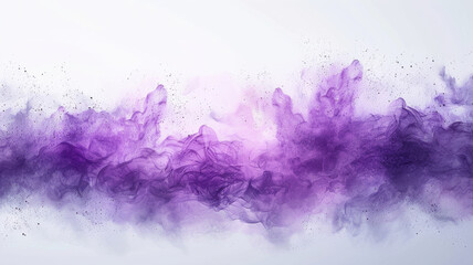 Minimalist Purple Watercolor Art