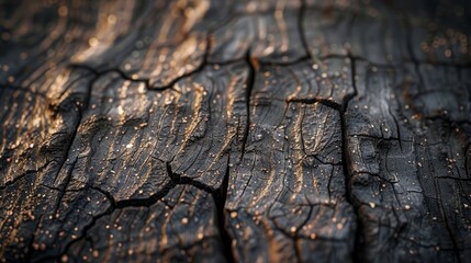 Detailed oak wood texture captured in natural light