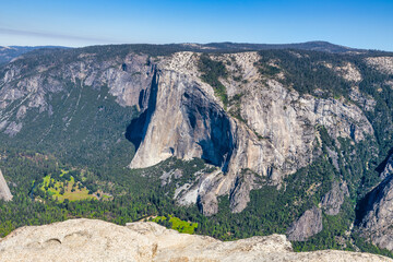 Taft point lookout, Yosemite national park, California