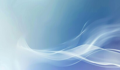 Fototapeta premium Minimalist Blue and White Gradient Background with Light Mesh Pattern and Abstract Curved Shape, Suitable for Web Pages and Graphic Designs