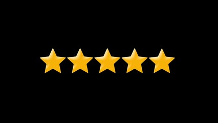 five star feedback, quality concept, high rating	