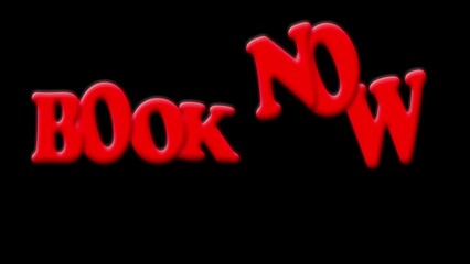 book now, flat linear simple trend modern logo graphic art mobile app design isolated., concept of reserve room or bed in hostel or motel for journey	