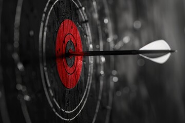 Business Goals Success. Aiming for Success through Goal Achievement and Implementation