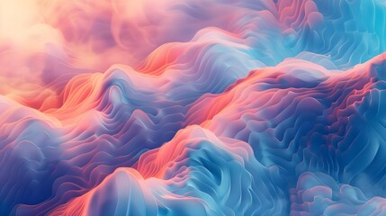 Abstract image of clouds with gradient