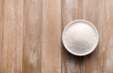 Magnesium chloride flakes, ionic mineral compound - Sea salt