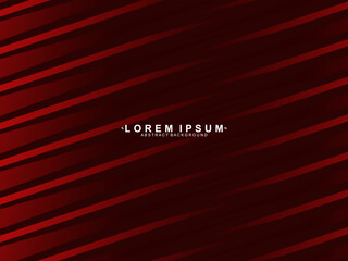 Gradient red glowing geometric pattern on dark red background. Shiny red modern pattern. Futuristic technology concept, suitable for covers, posters, banners, brochures, websites, etc.