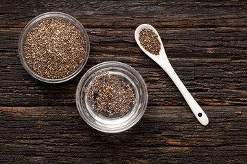 Chia seeds to mix with water - Salvia hispanica