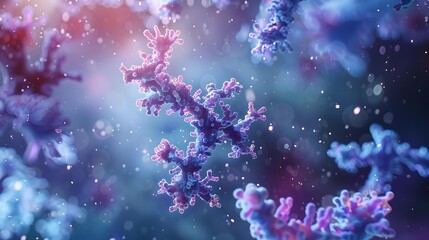 Antibodies binding to virus particles in a microscopy image