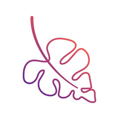 Autumn leaves icon Vector