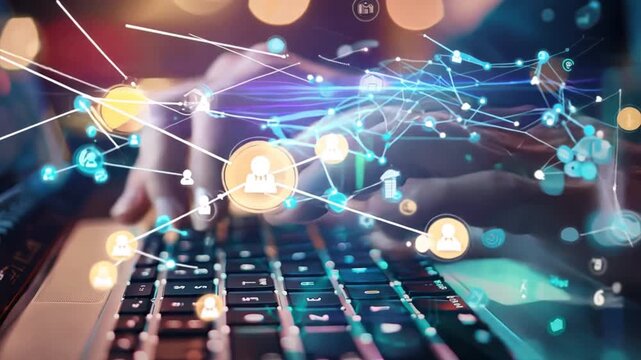 Businessman analyzing financial data chart trading. generative ai