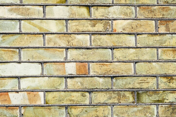 Brick wall, grunge background. Copy space for text.