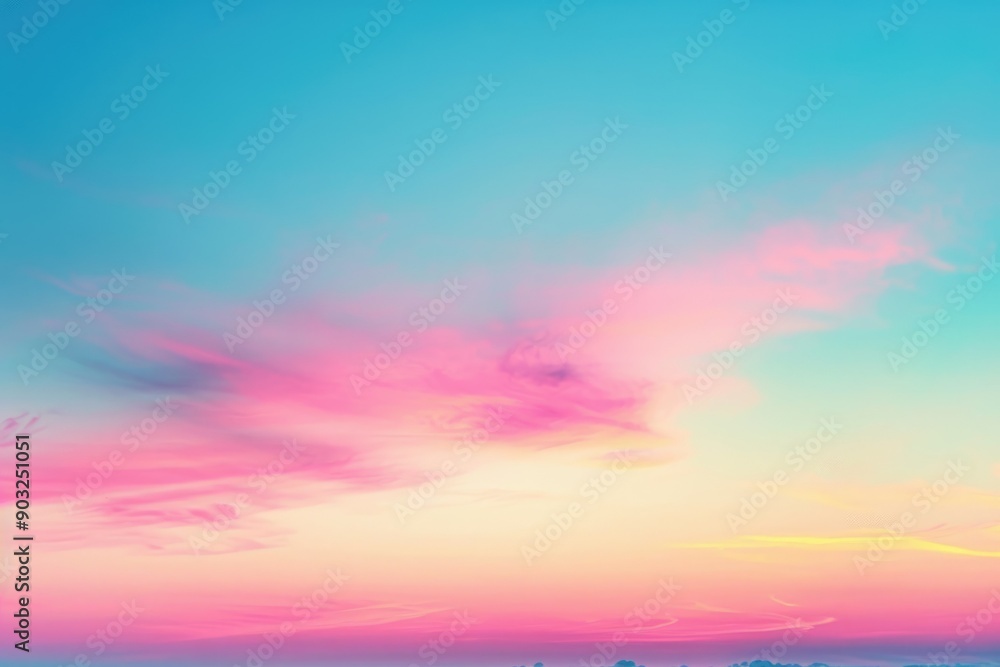 Aufkleber soft and vibrant gradient backgrounds with blurred color waves.