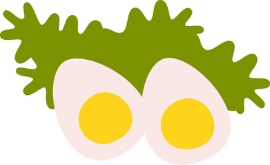 Salad With Boiled Eggs